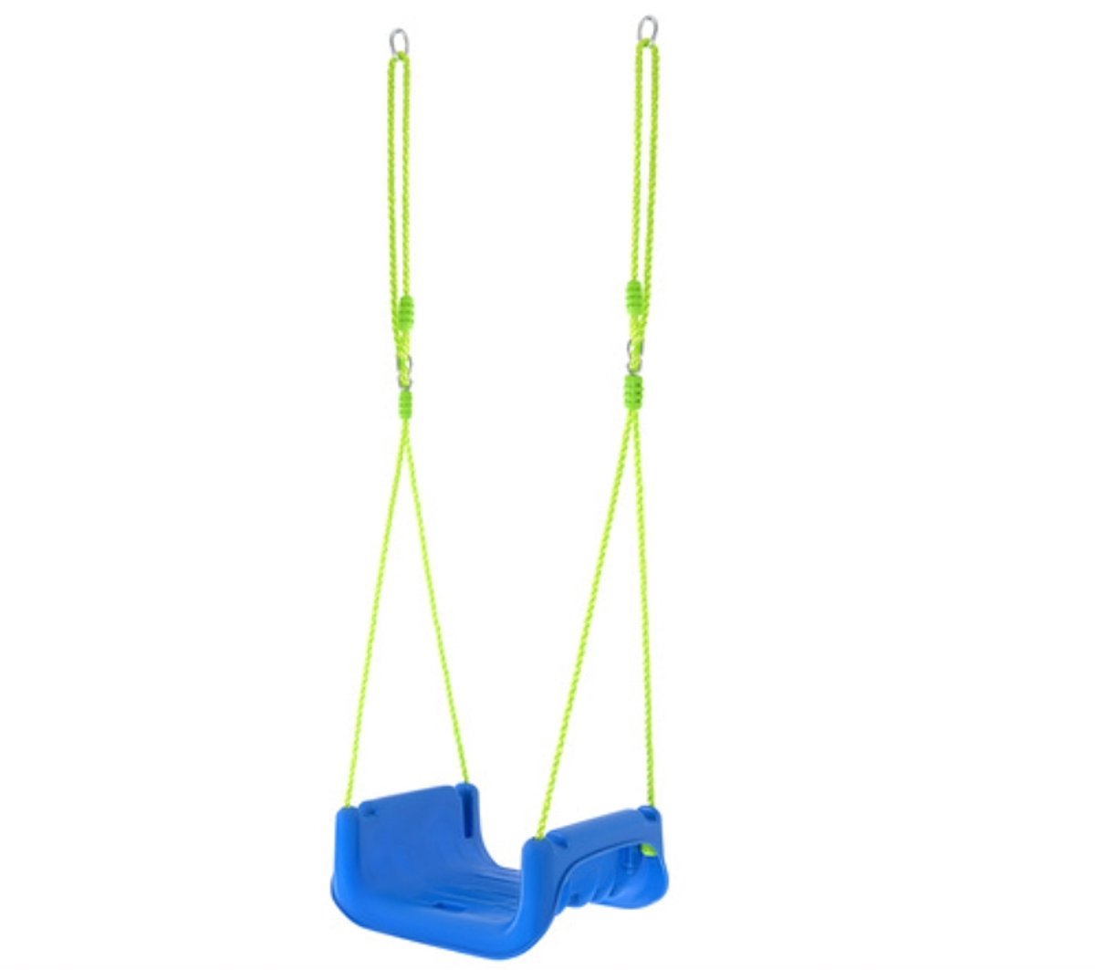 3-in-1 Kinderschommel met Veiligheidsbeugel & Rugleuning – Verstelbare Touwen 120-150 cm – Binnen & Buiten – Max 30 kg – peuter schommel veilig –baby schommel stoel – kinder schommel verstelbaar – schommel met rugleuning – 62774 — afbeelding 11