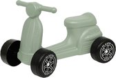 Plasto Scooter Zandkleur - Baby Walker - Stille Wielen - Loopauto - Zithoogte 22 cm - Special Edition Zachte Neutrale Kleuren - Gemaakt in Finland - Vanaf 1 Jaar