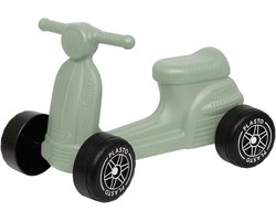 Plasto Scooter Zandkleur - Baby Walker - Stille Wielen - Loopauto - Zithoogte 22 cm - Special Edition Zachte Neutrale Kleuren - Gemaakt in Finland - Vanaf 1 Jaar