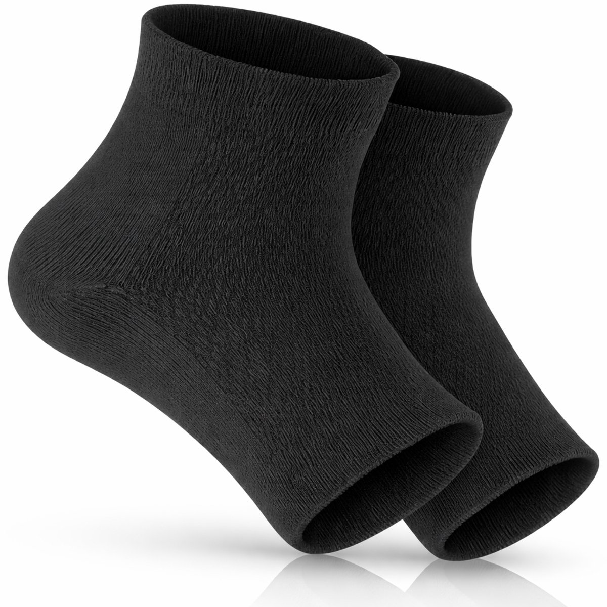 Twenty4seven® Comfortable Hielspoor Sokken - Sok Zwart - Hielbeschermers - Gelpad Zooltjes - 2 Stuks - Onesize