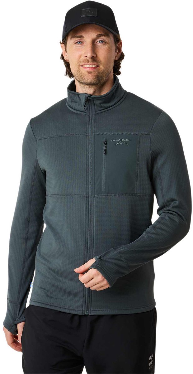 Swedemount Trondheim Midlayer Full Zip – Fleece voor heren – 2XL Olijf