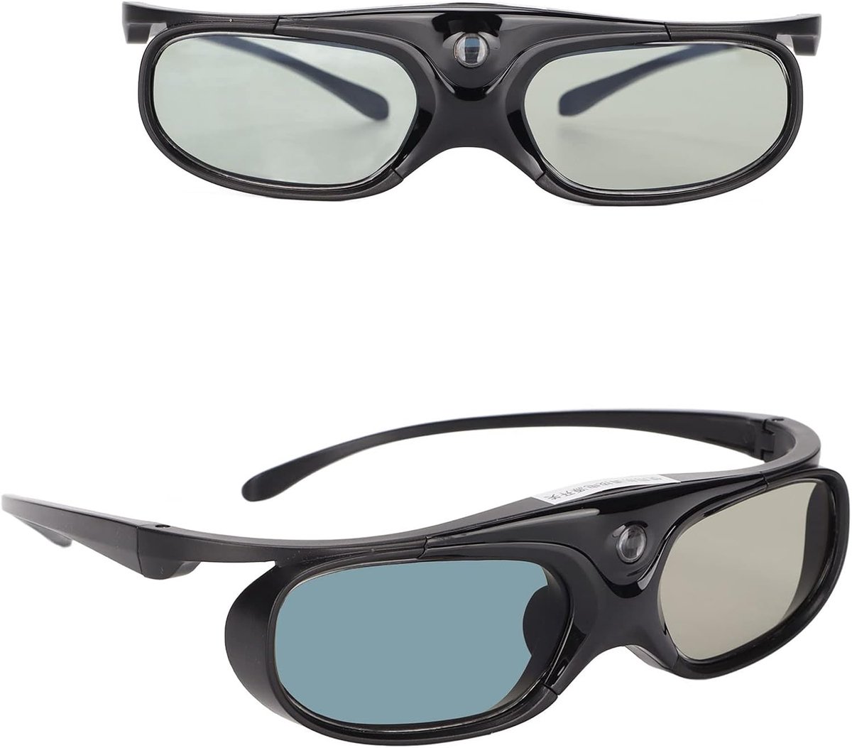 3D Bril - LCD Sluiterbril - Thuisbioscoop Films - Snelle Respons - Groothoek - Zwart