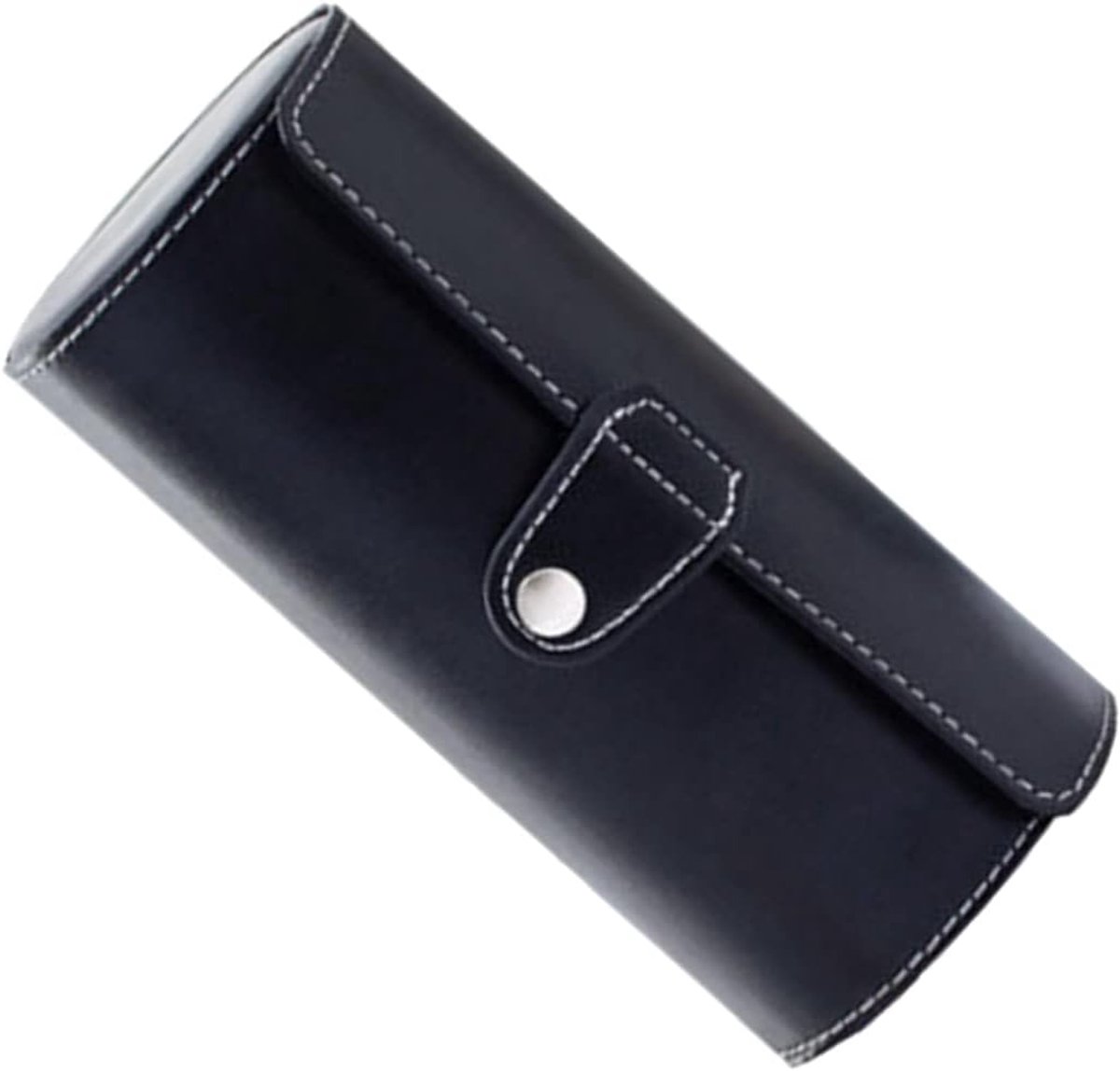 Horloge Opberger - Reis Etui - Veilig Vervoer - Zachte Binnenvoering - 19.5cm Lengte - Zwart