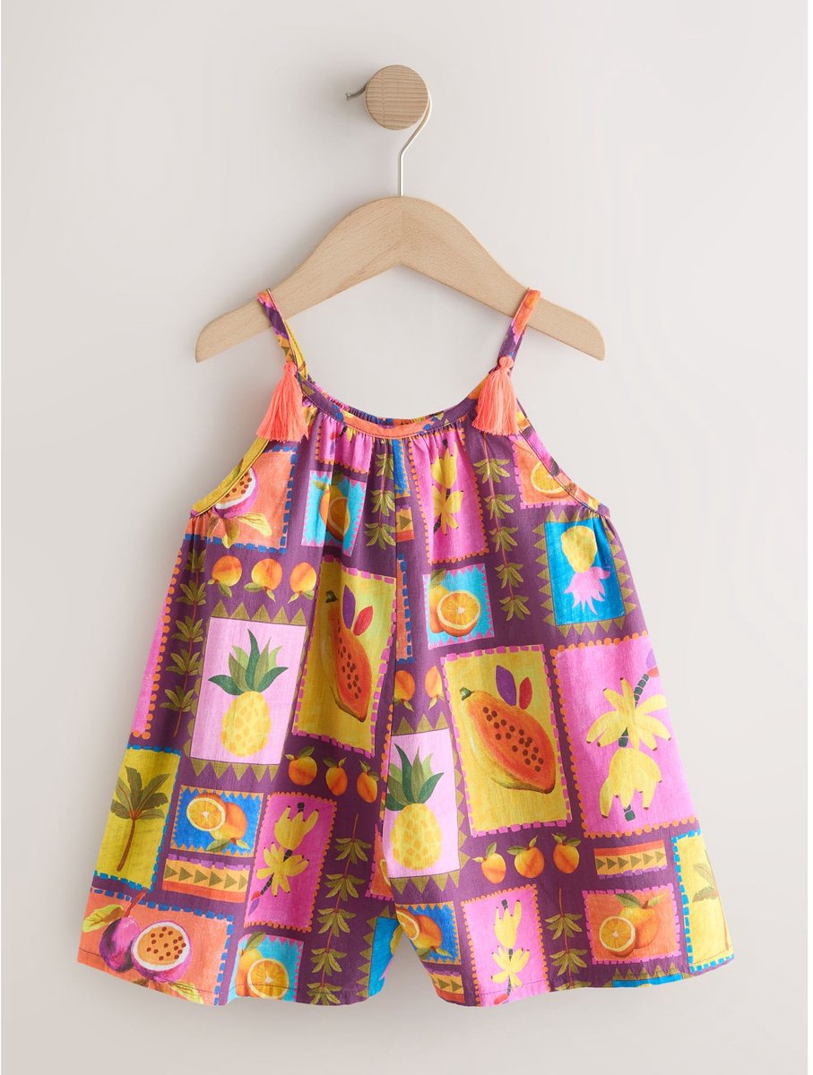 Next - Meisjes - Playsuit met bandjes - Paars
