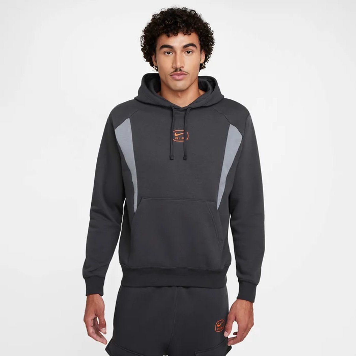 Nike Air Men’s Pullover Hoodie /Fir/ /Safety Oranje