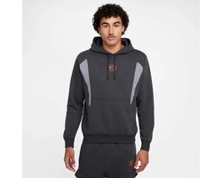 Nike Air Men's Pullover Hoodie - Black/Fir/White/Safety Orange -Maat M