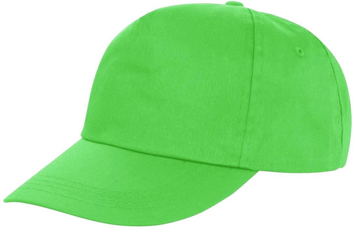 Onbedrukte Lime Cap - Verstelbare Pet - Unisex - Basic Cap