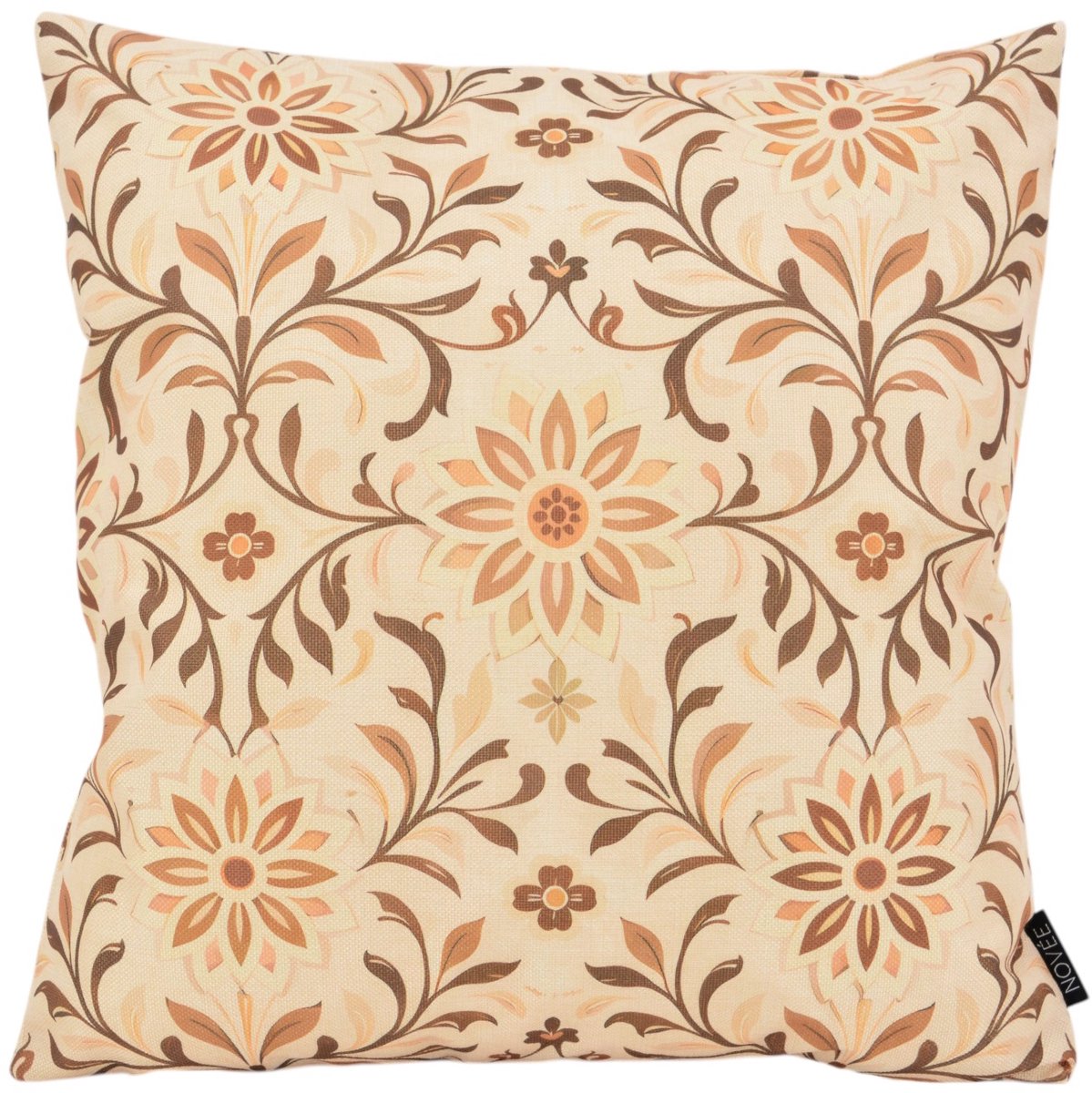 NOVÉE Sierkussen Vintage Bloom Beige | 45x45 cm | Katoen/Linnen