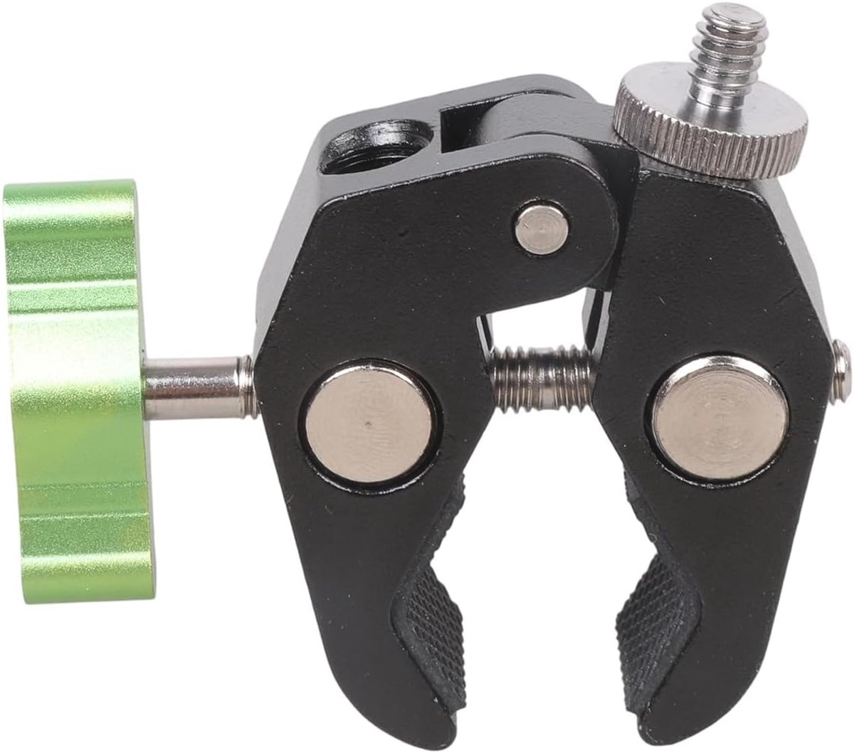 Camera Klem - Super Klem - Montage Accessoires - 50mm Opening - Twee Schroefgaten - Zwart