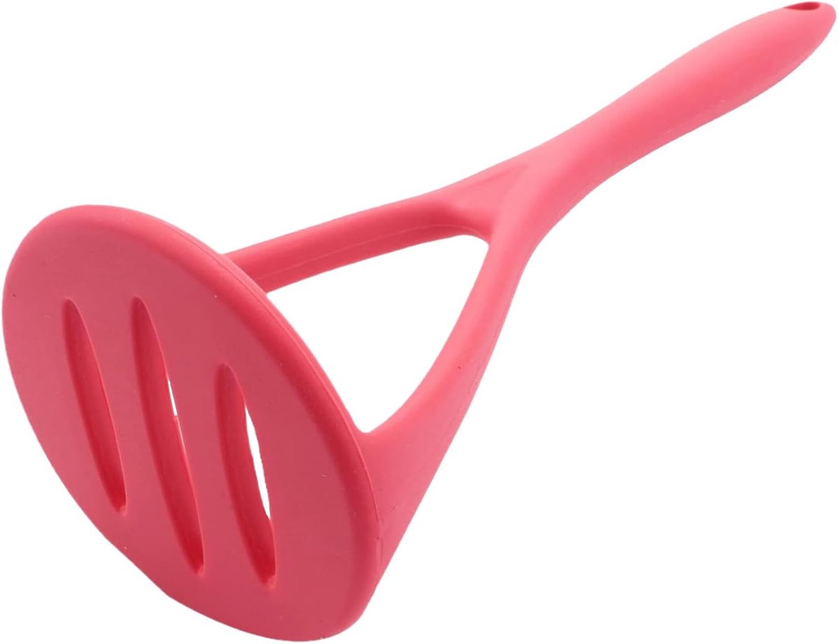 Aardappelstamper - Keukengerei - Groenten Puree - Anti-aanbaklaag - 26.5cm Lengte - Rood
