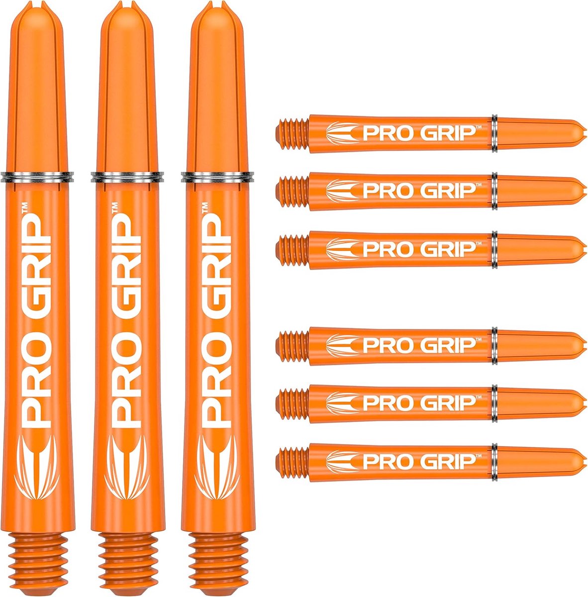 Dart Shafts Set - Korte Stelen - Precisie Darts - Optimale Vluchtstabiliteit - Kort Formaat - Oranje