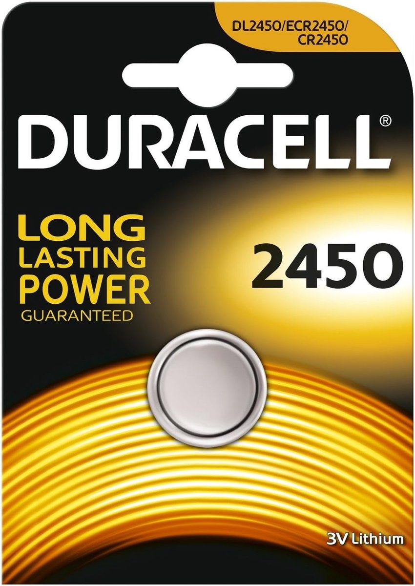Knoopcel 2450 - Lithium Batterij 3V CR2450