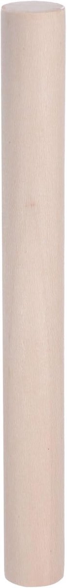 Deegroller Hout - Bakgereedschap - Deeg Uitrollen - Gladde Afwerking - 24 cm - Naturel