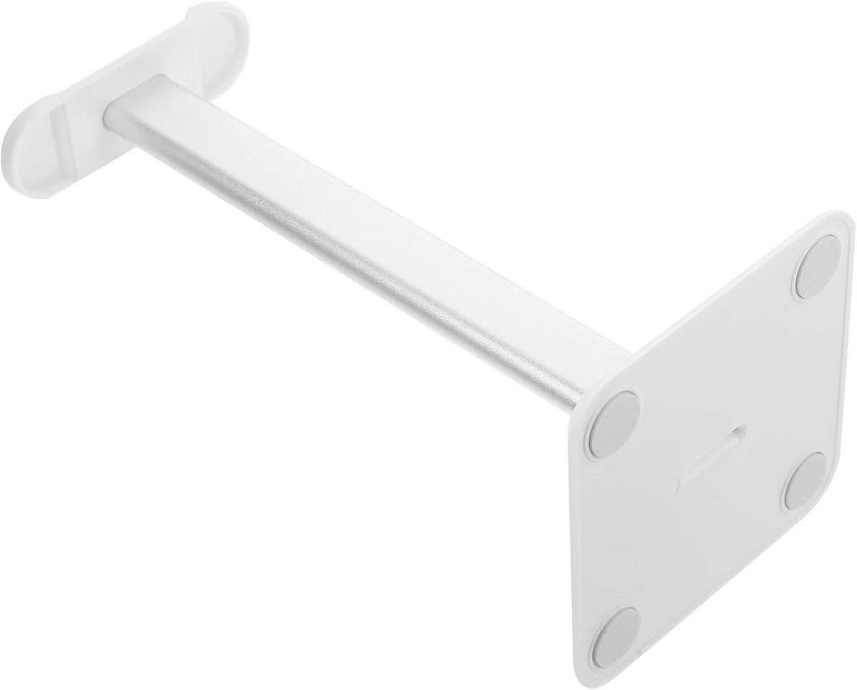 Hoofdtelefoonstandaard - Koptelefoonhouder - Bureau Organisatie - Aluminium Constructie - 22 x 10.5 cm - Wit