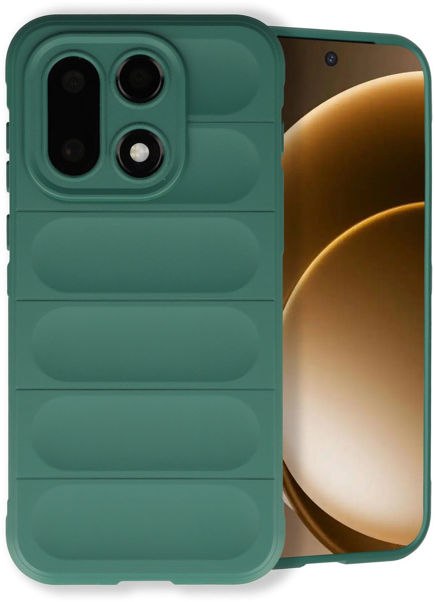 imoshion Hoesje - Geschikt voor OnePlus 15 - EasyGrip Backcover - Donkergroen