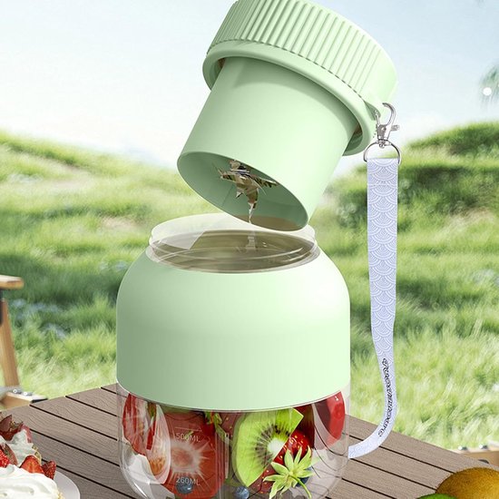 Sapcentrifuge,Groentepersmachines - Sapmachine Sapcentrifuge - Juicer Cup Draadloze, oplaadbare sapmachine, 800 ml sapmixer voor fruit en groenten van Merkloos — afbeelding 3