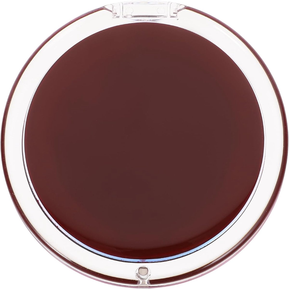 Compacte Make-up Spiegel - Zakspiegel Bruid - Snel bijwerken - 10x Vergroting - 9x9cm - Bordeaux