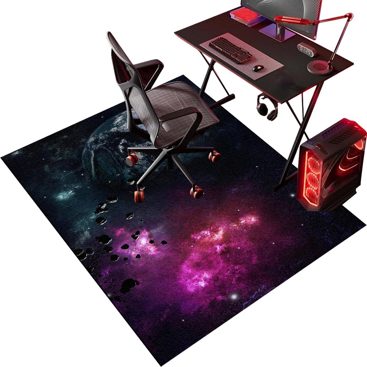 Vloerbeschermingsmat Bureaustoel - Onderlegger Bureau - Kantoor Beschermen - Geluiddempend - 180 x 230 cm
