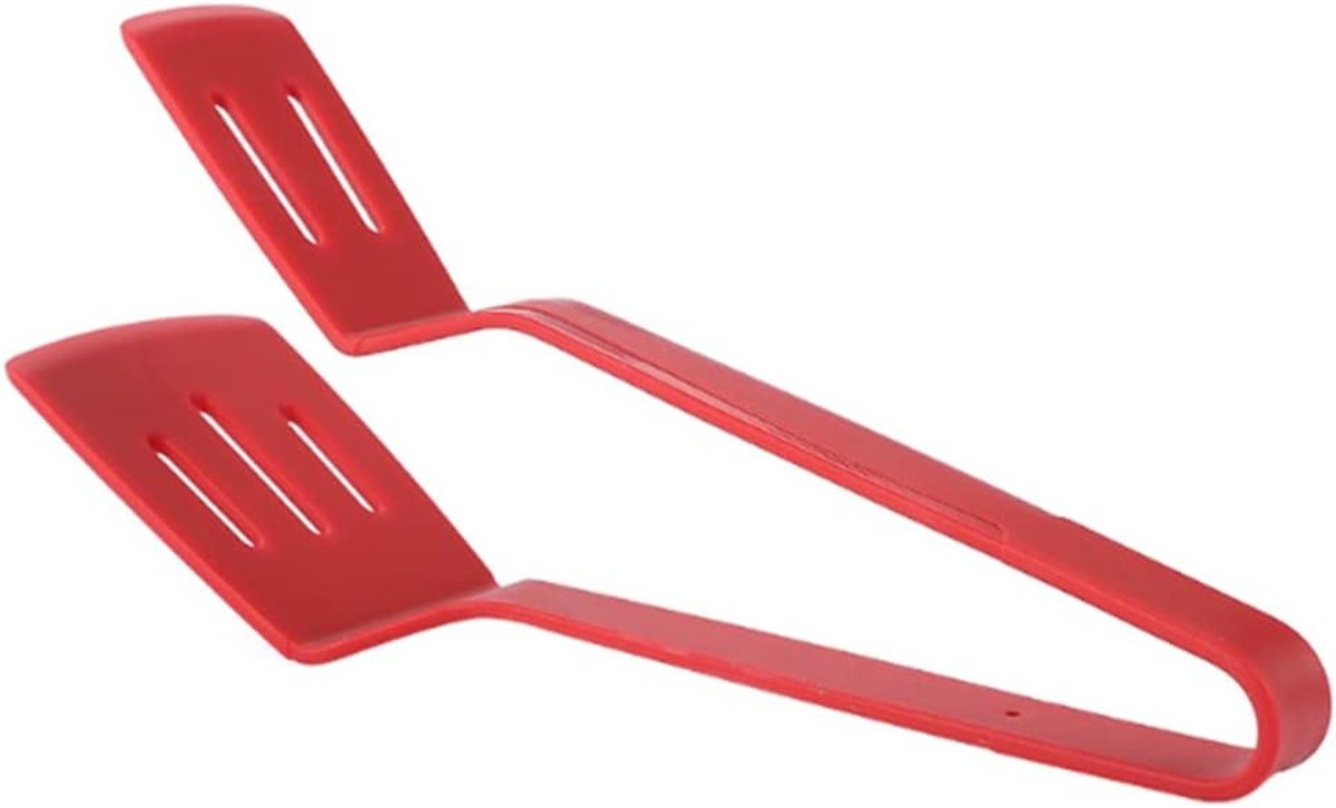 Keuken Tang - Grill Klem - Bakken En Braden - Vaatwasserbestendig - 28.5 cm Lengte - Rood