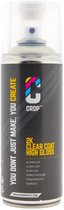 Bombe de vernis transparent CROP 2K - Haute brillance - 400 ml - Intérieur et extérieur - Séchage rapide - Vernis transparent - Qualité Premium