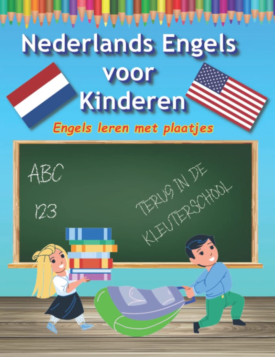 Kinderen Leren Taal - Woordenboek Prenten - Vroege Taalontwikkeling - Meer Dan 250 Woorden - A4 Formaat - Kleurrijk
