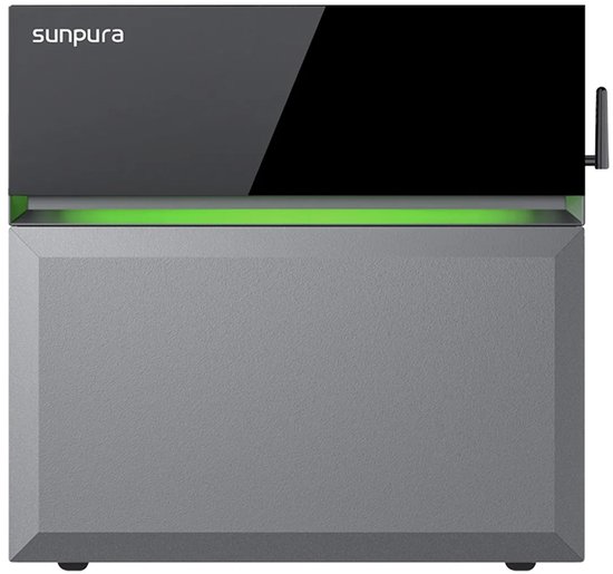 Balkon zonne-energiecentrale S2400 met LiFePO₄ batterij 2,4-9,6 kWh, plug & play, IP65, 2400W uitgang