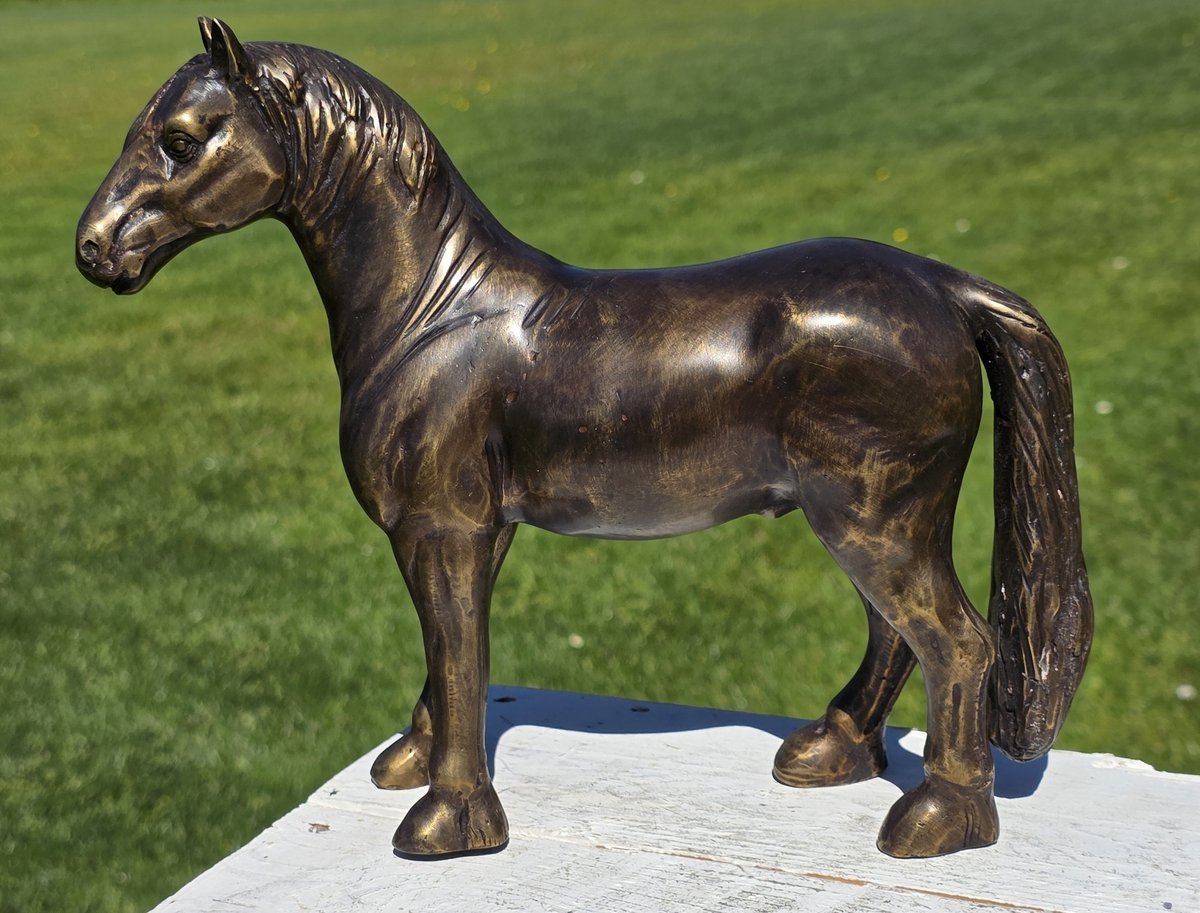 Bronzen Beeld Paard Werkpaard groot