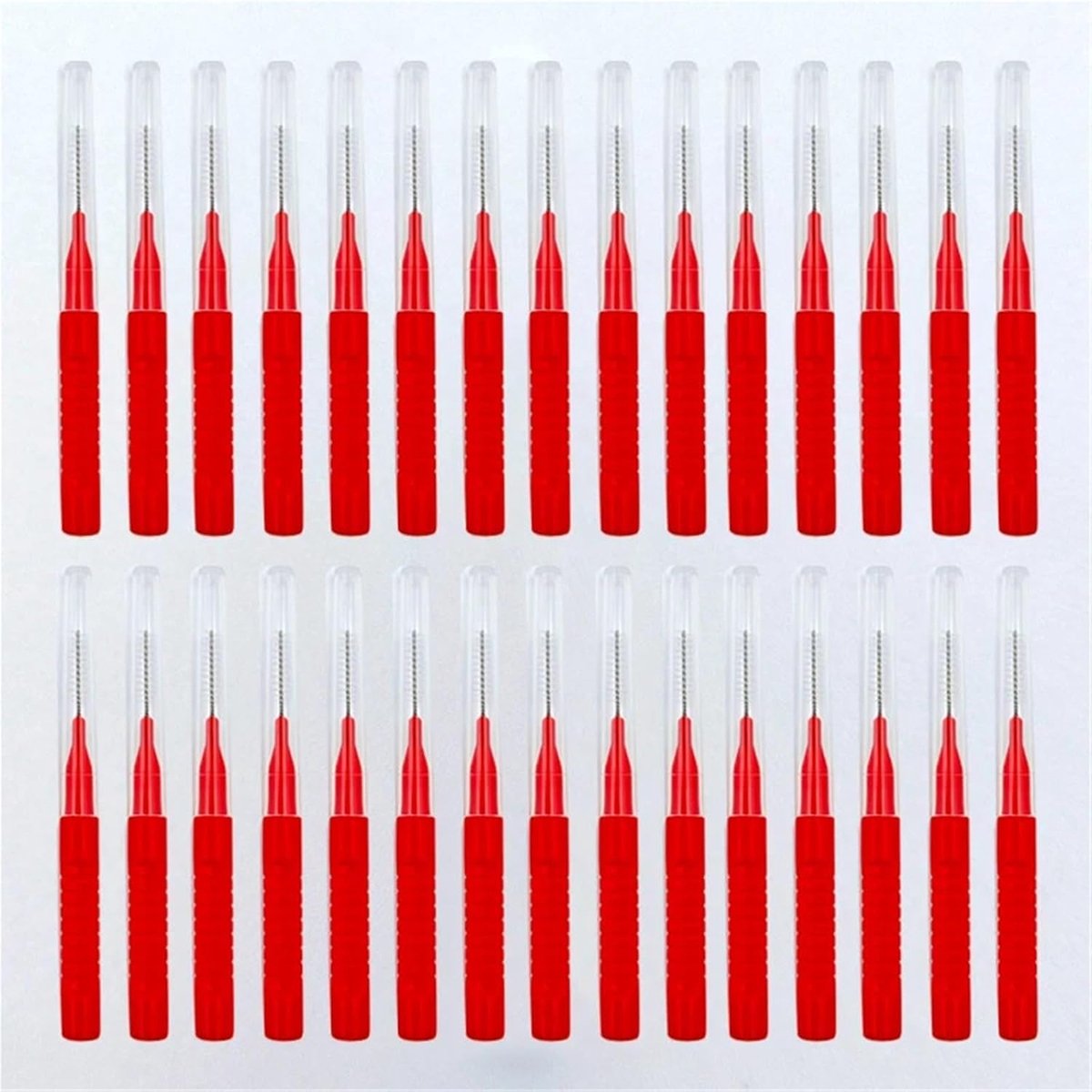 Interdentale borsteltjes - Flosssticks ragers - Mondhygiëne verbeteren - 30 stuks verpakking - 300 gram - Meerkleurig