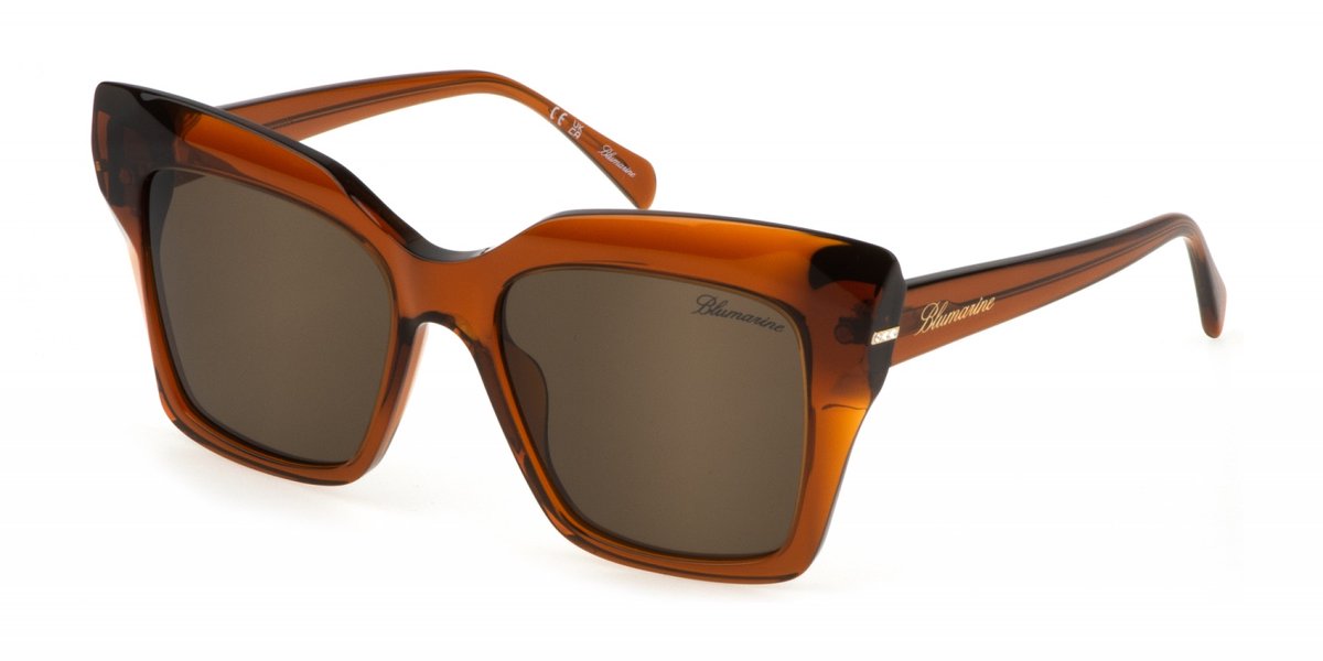 Blumarine SBM832S Cammello trasparente lucido 54/18/140 WOMAN Zonnebrillen