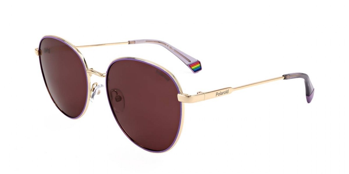 Polaroid PLD 6215/S/X Gold violet 56/17/145 UNISEX Zonnebrillen