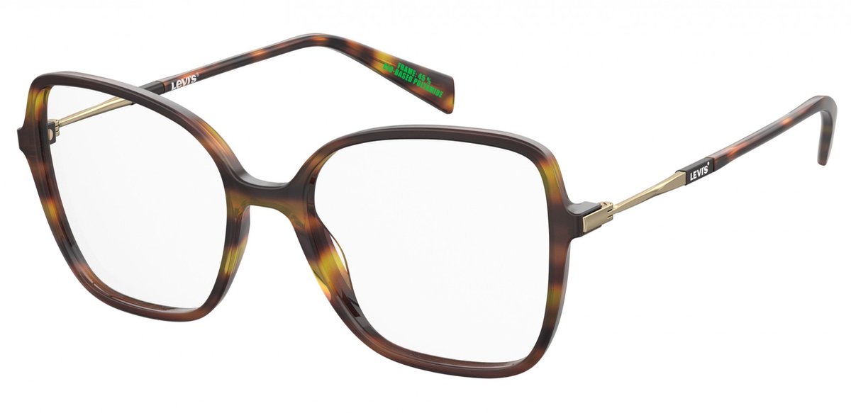 Levi's LV 1075 Havana 52/17/140 WOMAN Brilmonturen