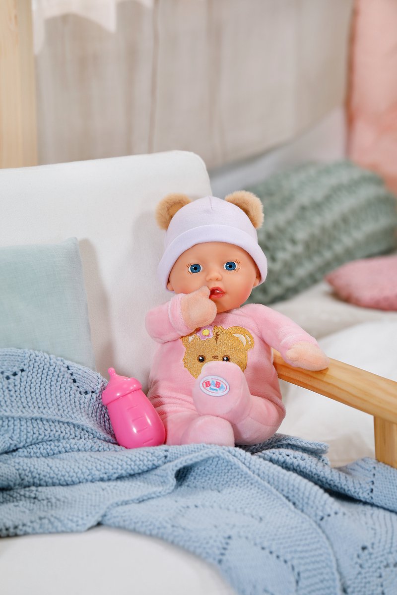 BABY born Interactieve Rosie (30 cm) - zachte babypop, 6 geluidseffecten, fles en speen - vanaf 1 jaar — cadeau in Spellen & Speelgoed - foto 6