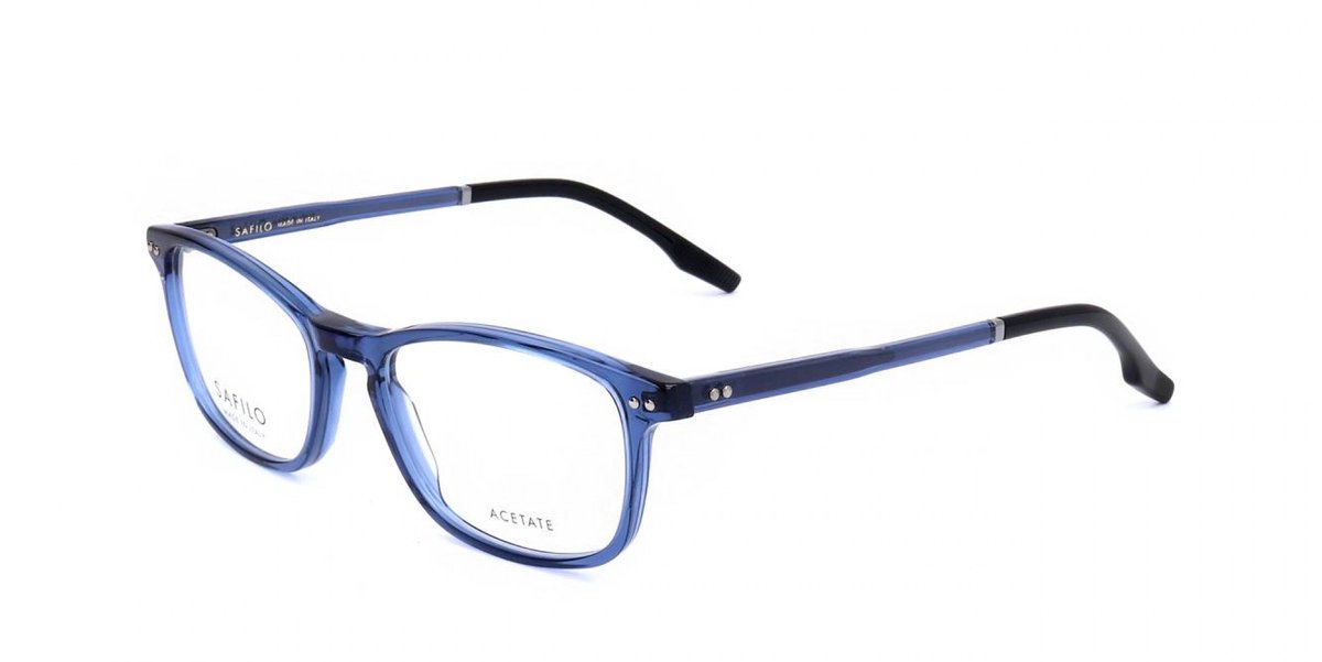 Safilo TRATTO 02 Transparent blue 51/18/145 MAN Brilmonturen