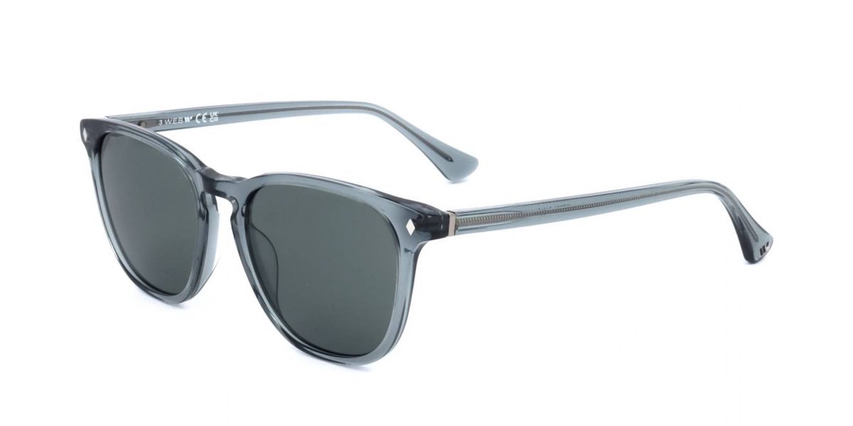 Web WE0331 TRANSPARENT BLUE/SMOKE 51/17/150 Unisex Zonnebrillen