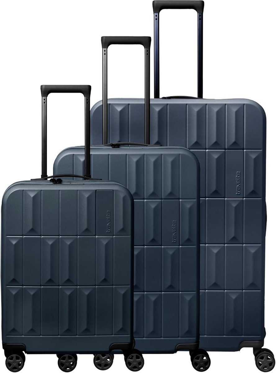 Harde Koffers Set - Reiskoffers ABS - Veilig Reizen - TSA Slot 4 Wielen - S M L Maten