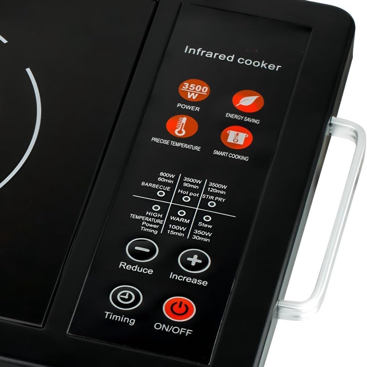 Keramische Kookplaat Elektrisch Fornuis Snel Koken Energiebesparend 17kg 1x1x1cm