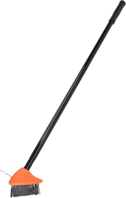 Onkruidborstel Set - Staaldraad Gereedschap - Oprit Schoonmaken - Verstelbare Lange Handgreep - Tot 1175mm Lengte - Zwart Grijs van Merkloos	 — afbeelding 3