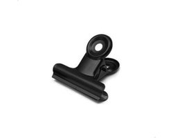 Zwarte Knijpers - Metaal Clips - Papier Organiseren - Stevige Greep - 30mm - Zwart