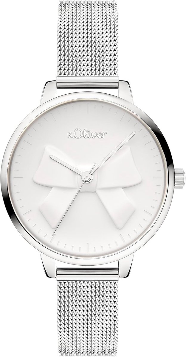 Dameshorloge - Polshorloge Elegant - Dagelijks Gebruik - Krasbestendig Glas - 34 mm Kast - Zilverkleurig