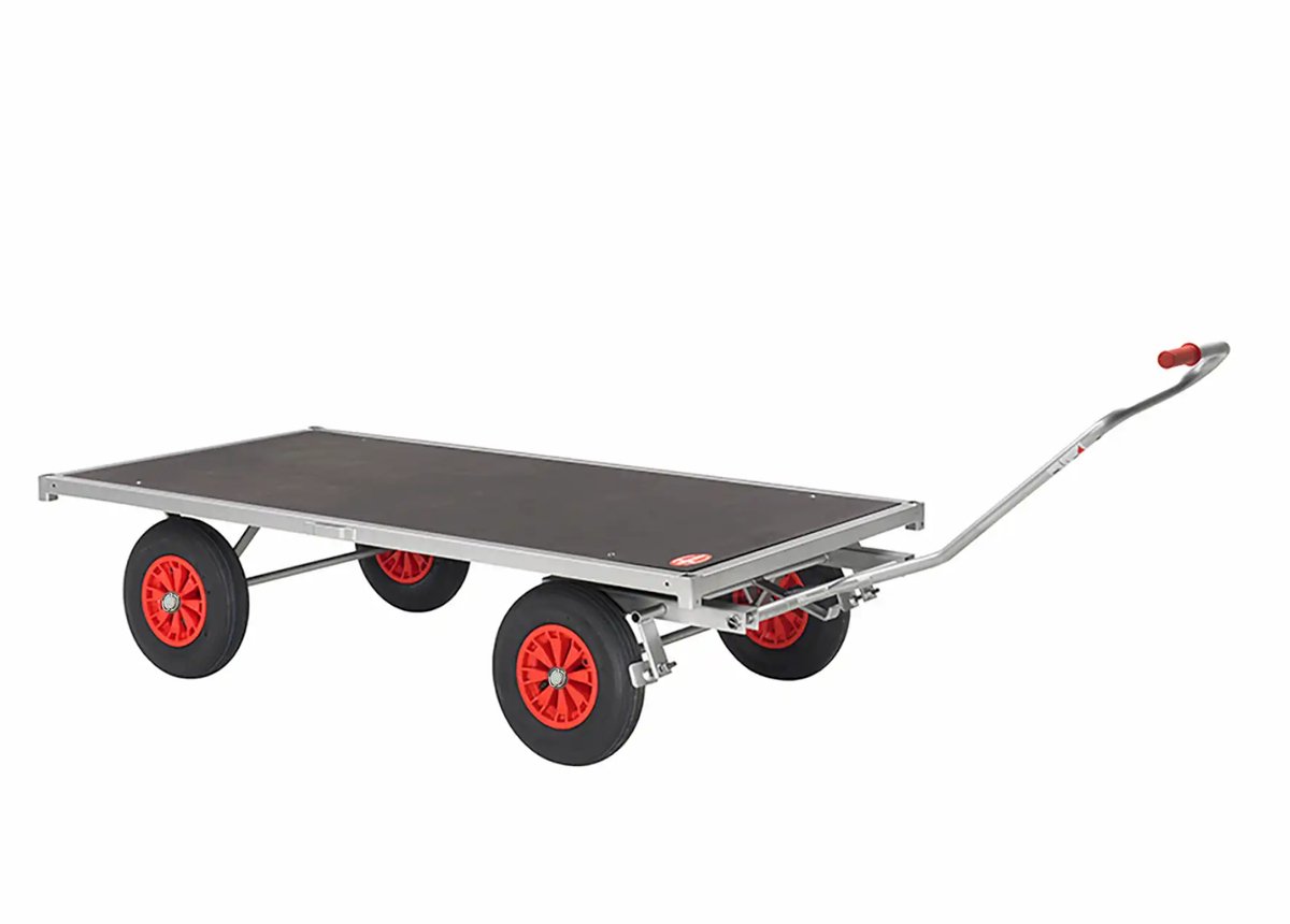 Ravendo Heavy Duty Transportwagen TW Medi- Draagvlak 2000x1000 mm - Met remmen - Draagvermogen 750 kg