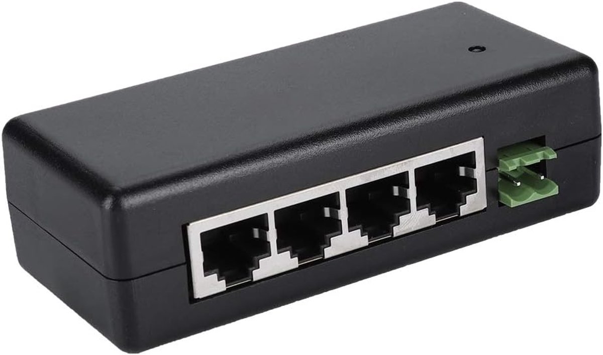 PoE Injector Switch - Netwerk Stroom - IP Camera Voeding - Niet-standaard Passief - 10cm x 4.7cm