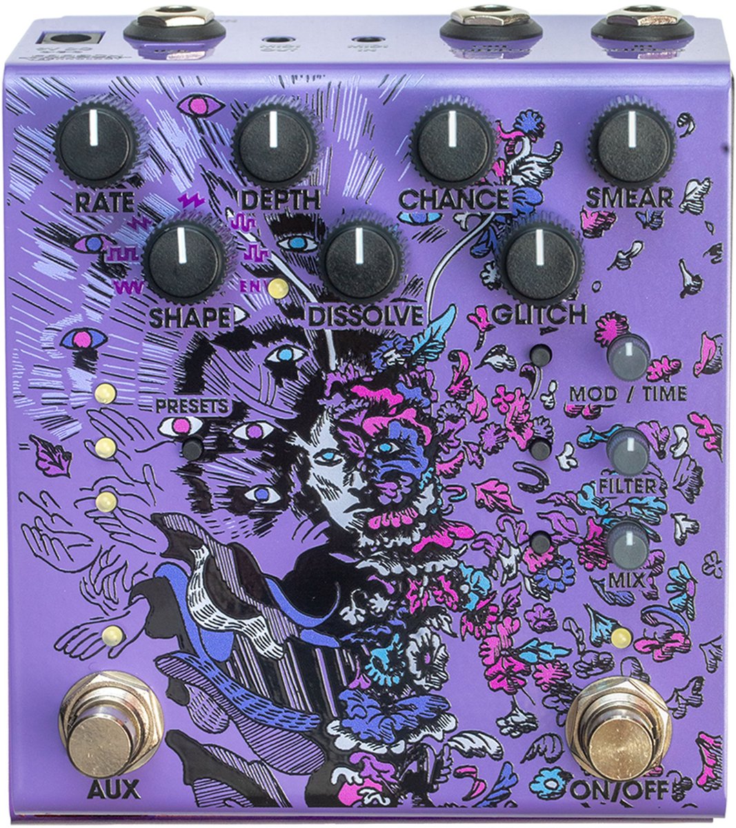 Old Blood Noise Endeavors Parting Glitch Delay/Reverb Purple Limited Edition - Effect-unit voor gitaren