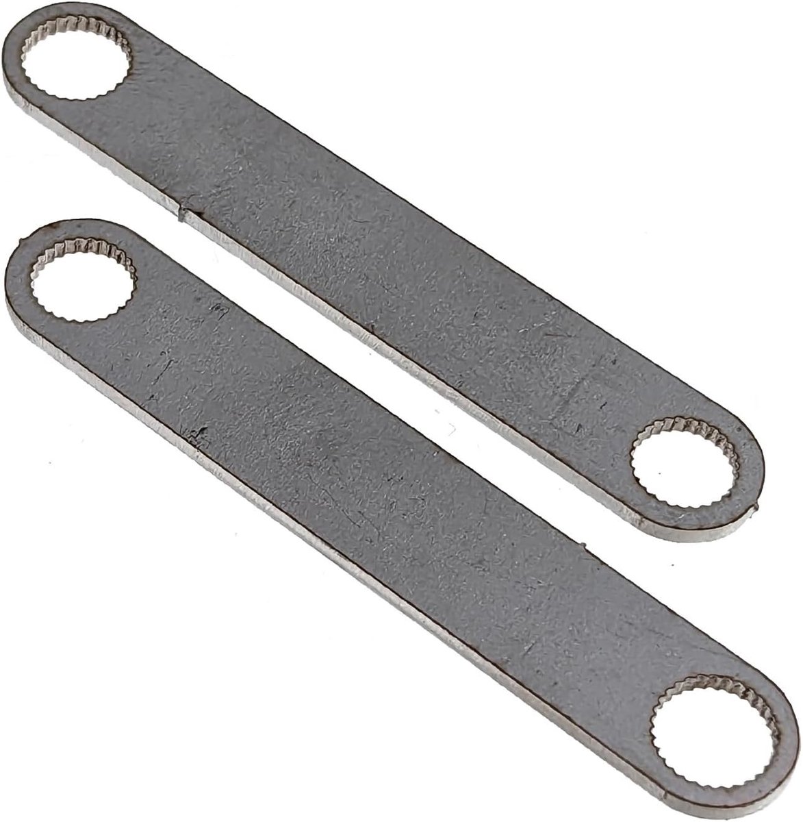 Demontage Sleutel - Moer Sleutel - Multitool Onderhoud - Twee Maten Per Sleutel - Medium Large - Zilver