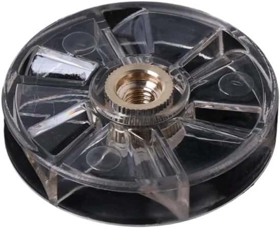 Mixer Onderdeel - Reserveonderdeel Basis - Apparaat Reparatie - Duurzaam Materiaal - 47 cm Diameter - Transparant Goud van Merkloos — afbeelding 4