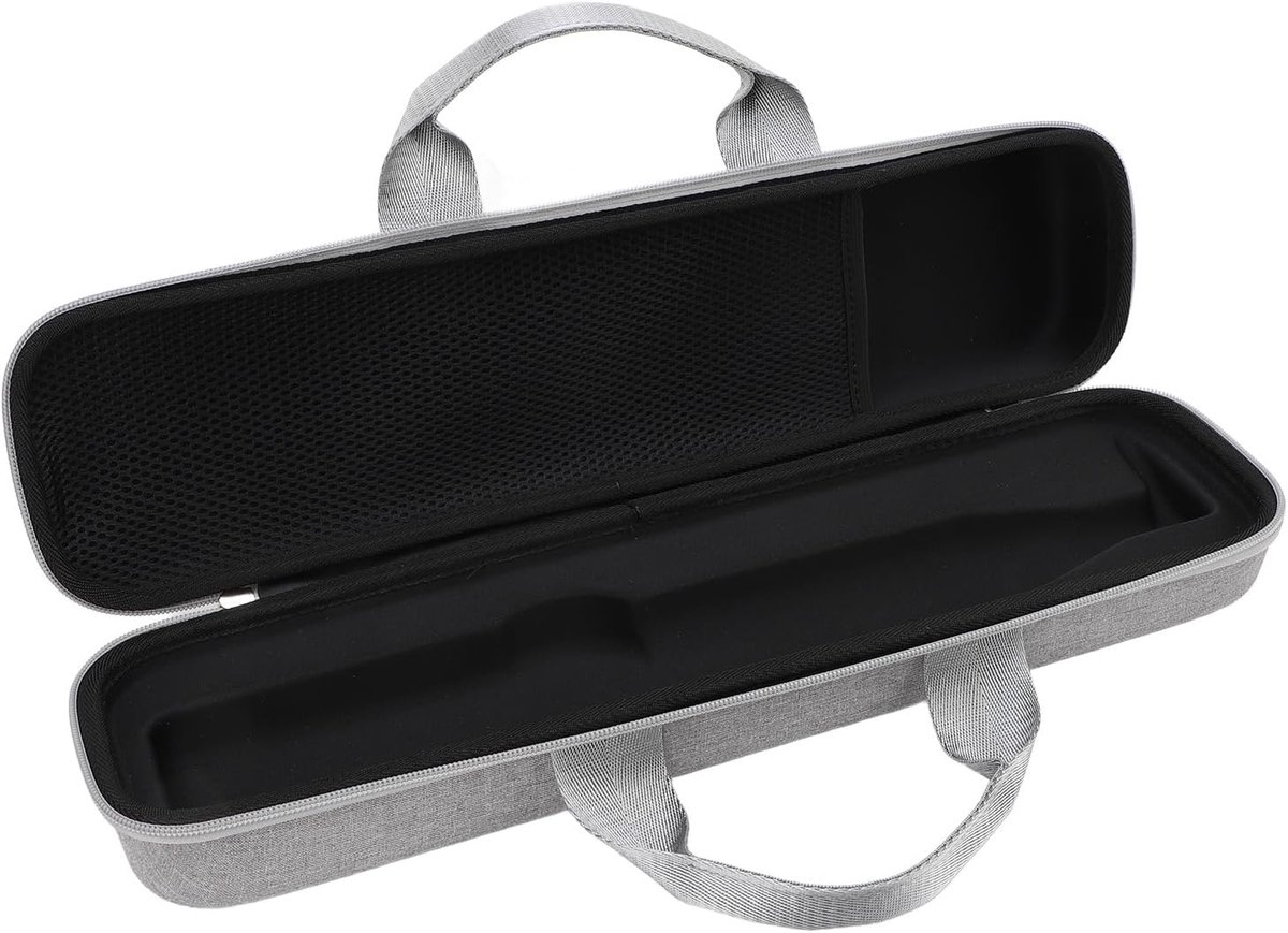 Stijltang Beschermhoes - Reistas Organizer - Veilig Vervoer - Waterdicht EVA Materiaal - 44 x 11 x 8 cm - Grijs