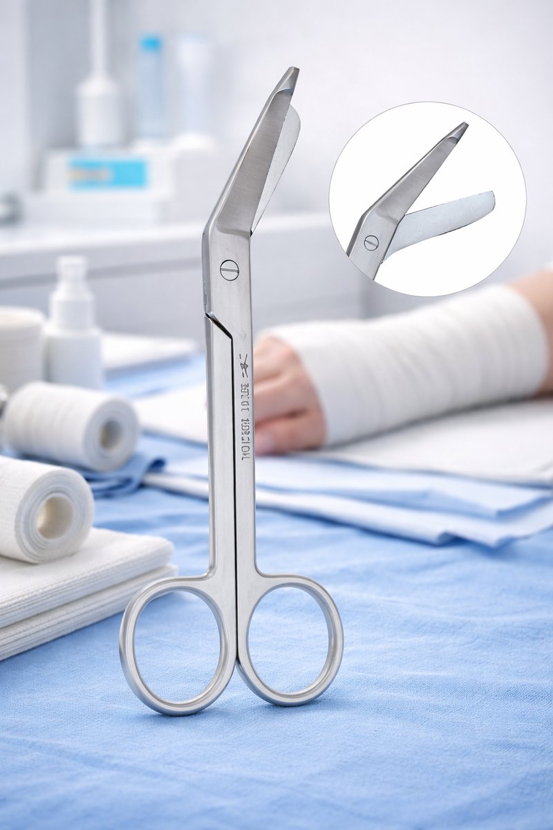 Belux Surgical Instruments – Set van 2 Lister Verbandscharen 14 cm – RVS – Medisch Instrument – MDR 2017/745 Class I – Steriel Verpakt (Niet Gesteriliseerd)
