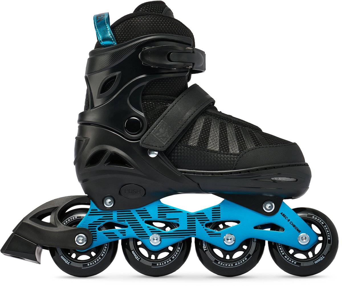 RAVEN Oxen Verstelbare Skeelers 34-37 Anodized Zwart