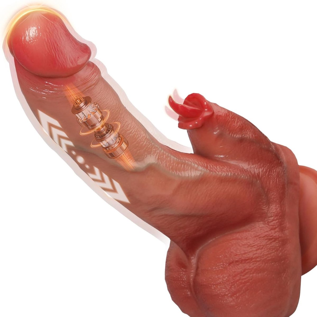 VIN® Stotende Dildo – Prostaat Stimulator - Neukmachine voor Mannen Met 7 Stuwende en 10 Vibrerende modussen - Dildo Mannen Anaal Vibrerende - Bewegende Dildo - Sexmachine Dildo - Prostaat Vibrator Mannen Stotend - Dildo Anaal Groot – 100% Waterdicht