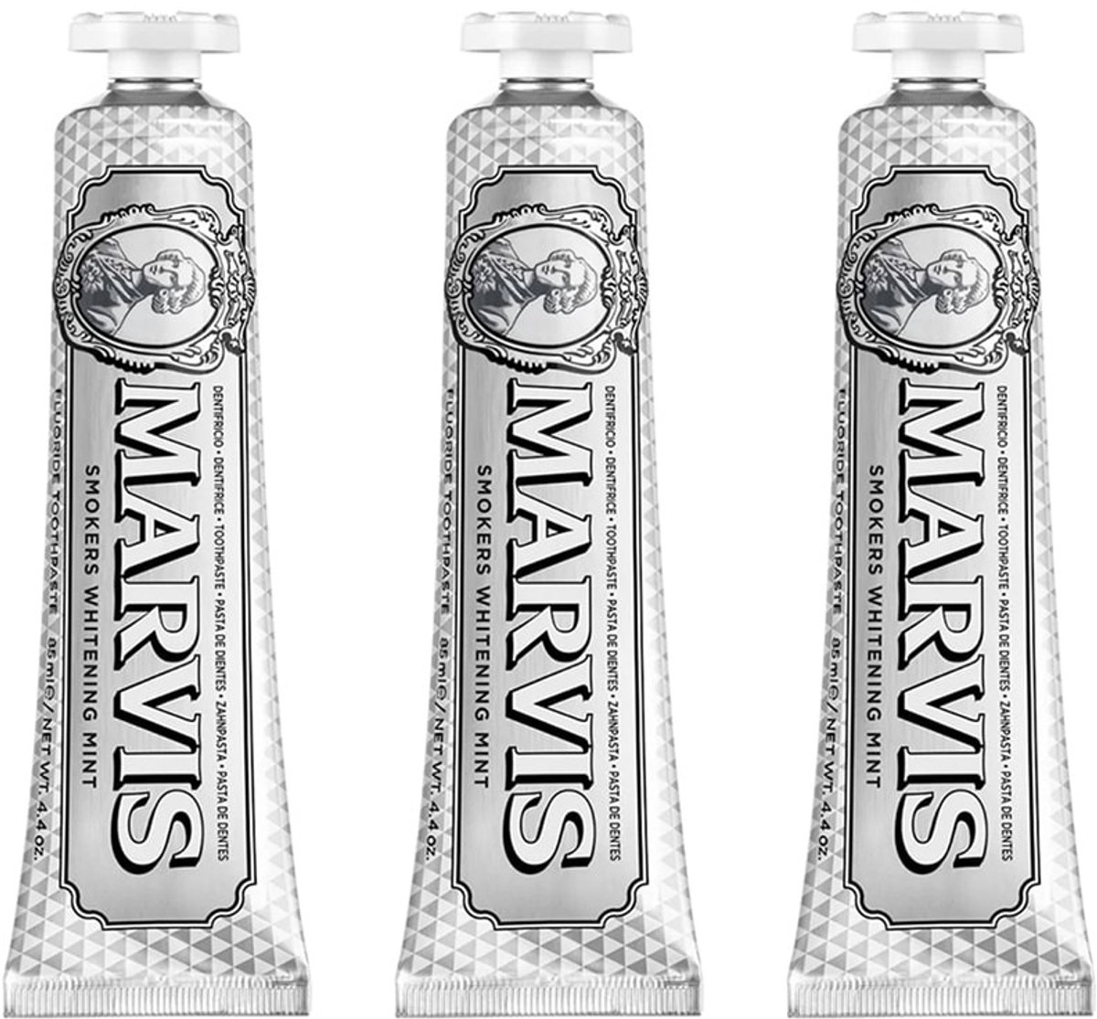 Marvis Smokers Whitening Mint Tandpasta - 3x85ml - Witte Tanden