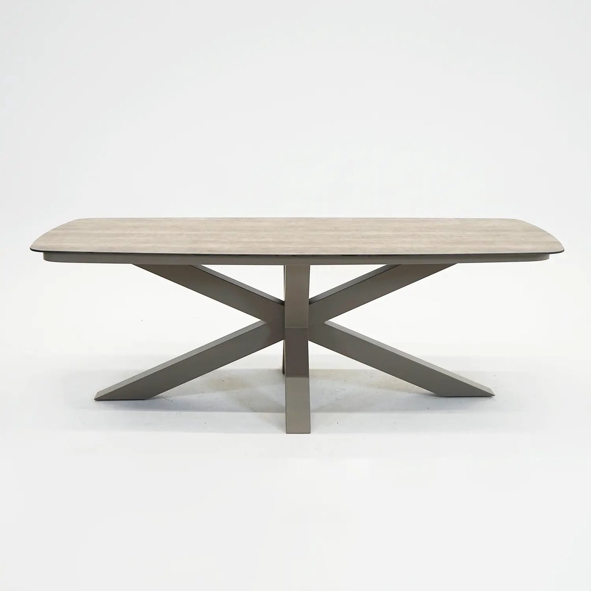 VITA Valerio boat tafel 220cm taupe